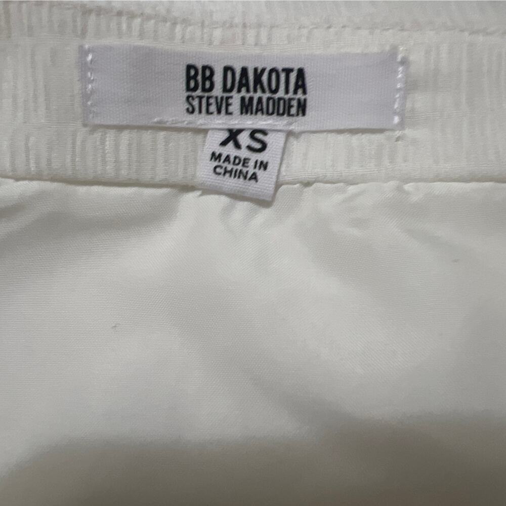 BB Dakota by Steve Madden Fields of Gold White Mini Dress Size XS - Picture 14 of 14